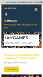 Mobile Screenshot of iahgames.com