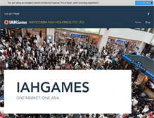 Tablet Screenshot of iahgames.com